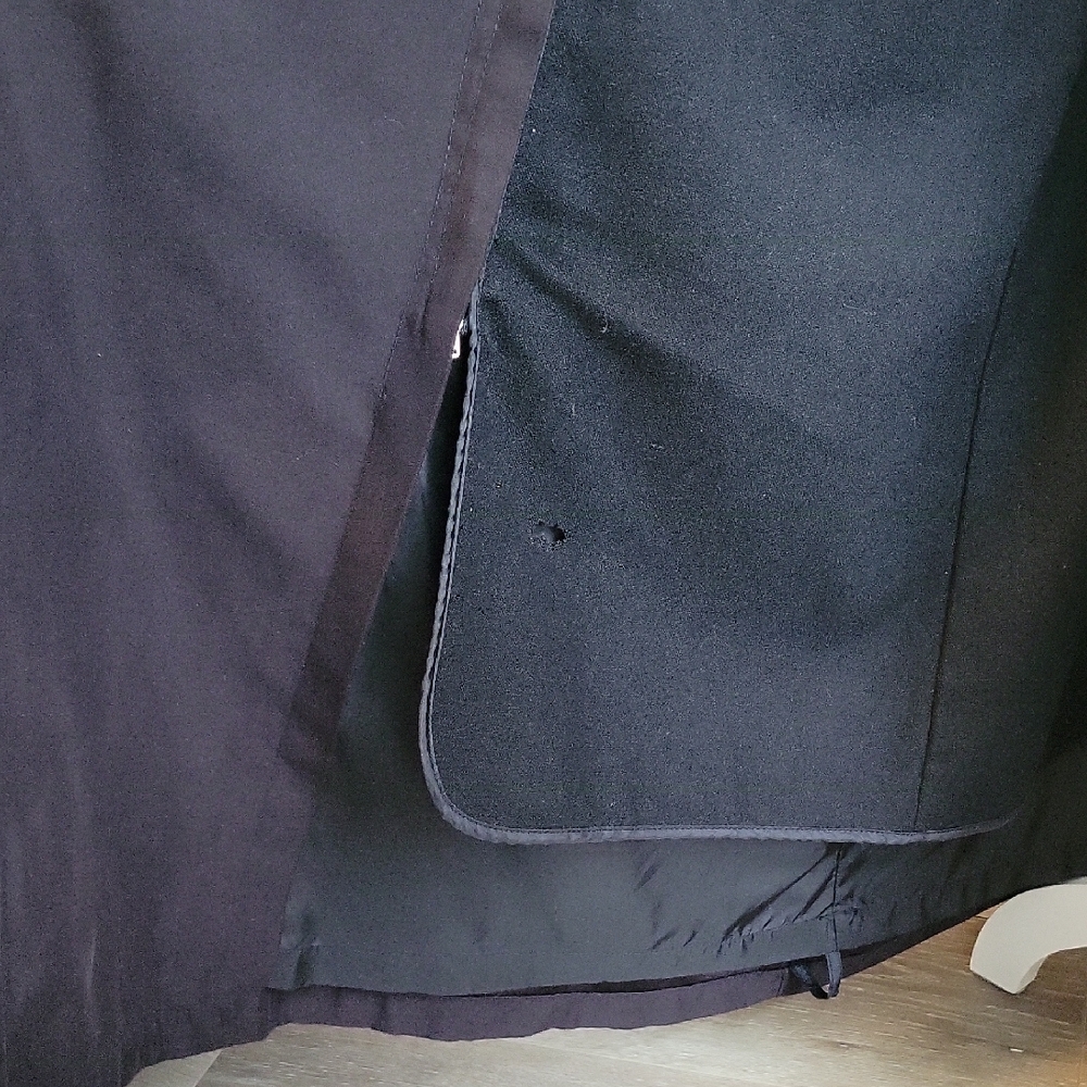 Christian Dior Monsieur 44R Double Lined Black Vintage Trench Coat - Picture 7 of 16